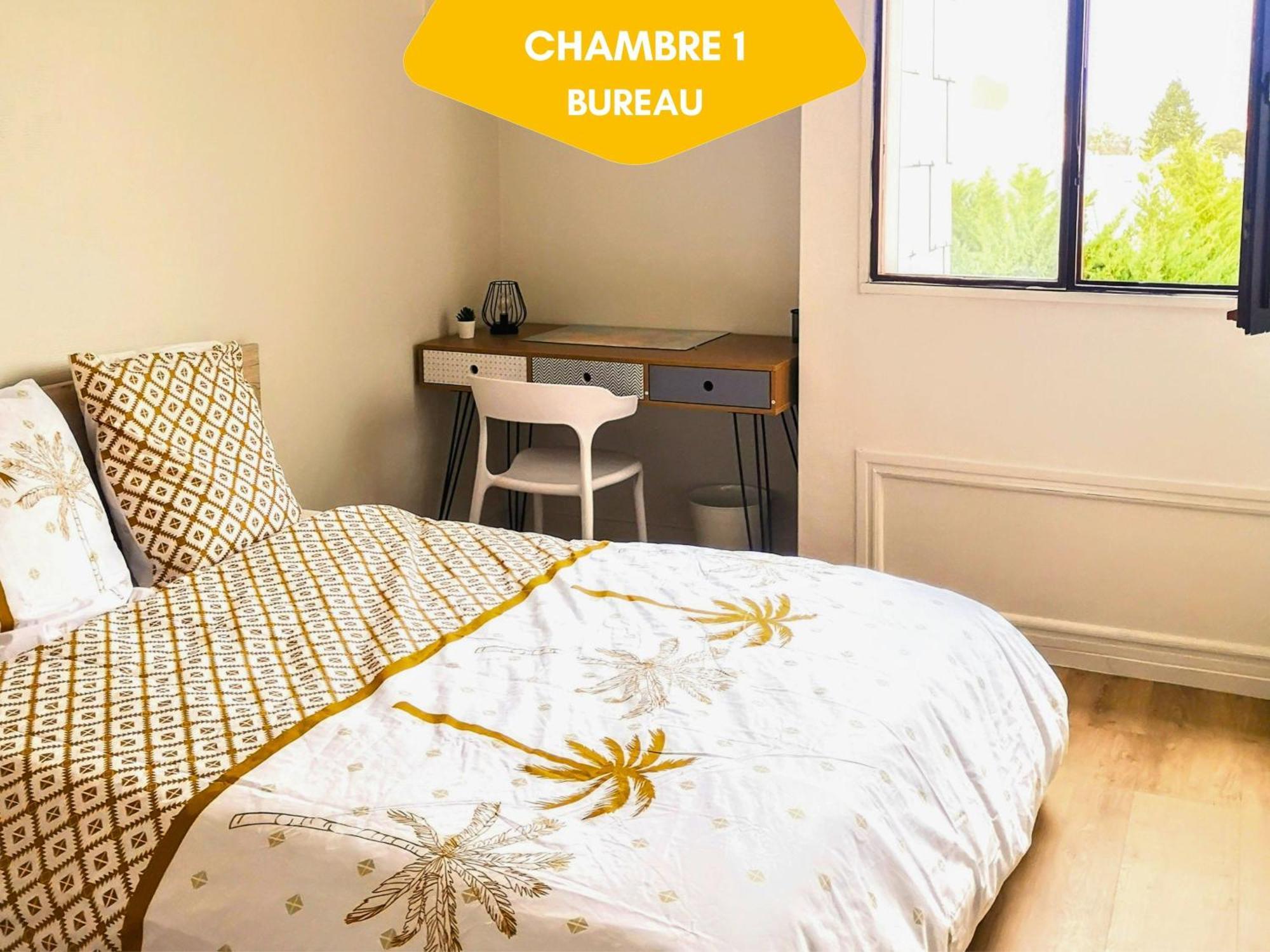 Ideal Groupe - Grands Espaces - 4 Chambres - Parking Gratuit - Proche Centre, Gare & Transports - Wifi - Offre Special De Reduction Jusqu'A -50 Le Mans Exterior photo
