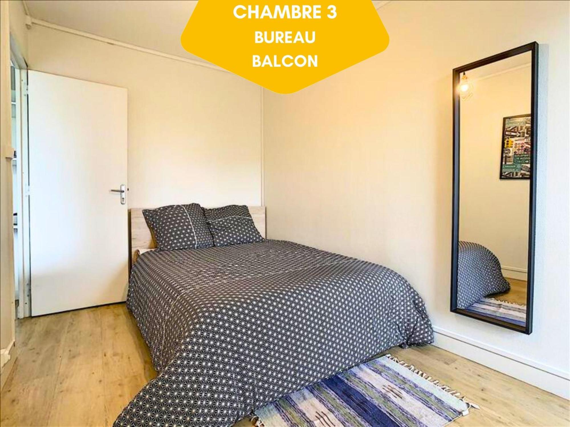 Ideal Groupe - Grands Espaces - 4 Chambres - Parking Gratuit - Proche Centre, Gare & Transports - Wifi - Offre Special De Reduction Jusqu'A -50 Le Mans Exterior photo