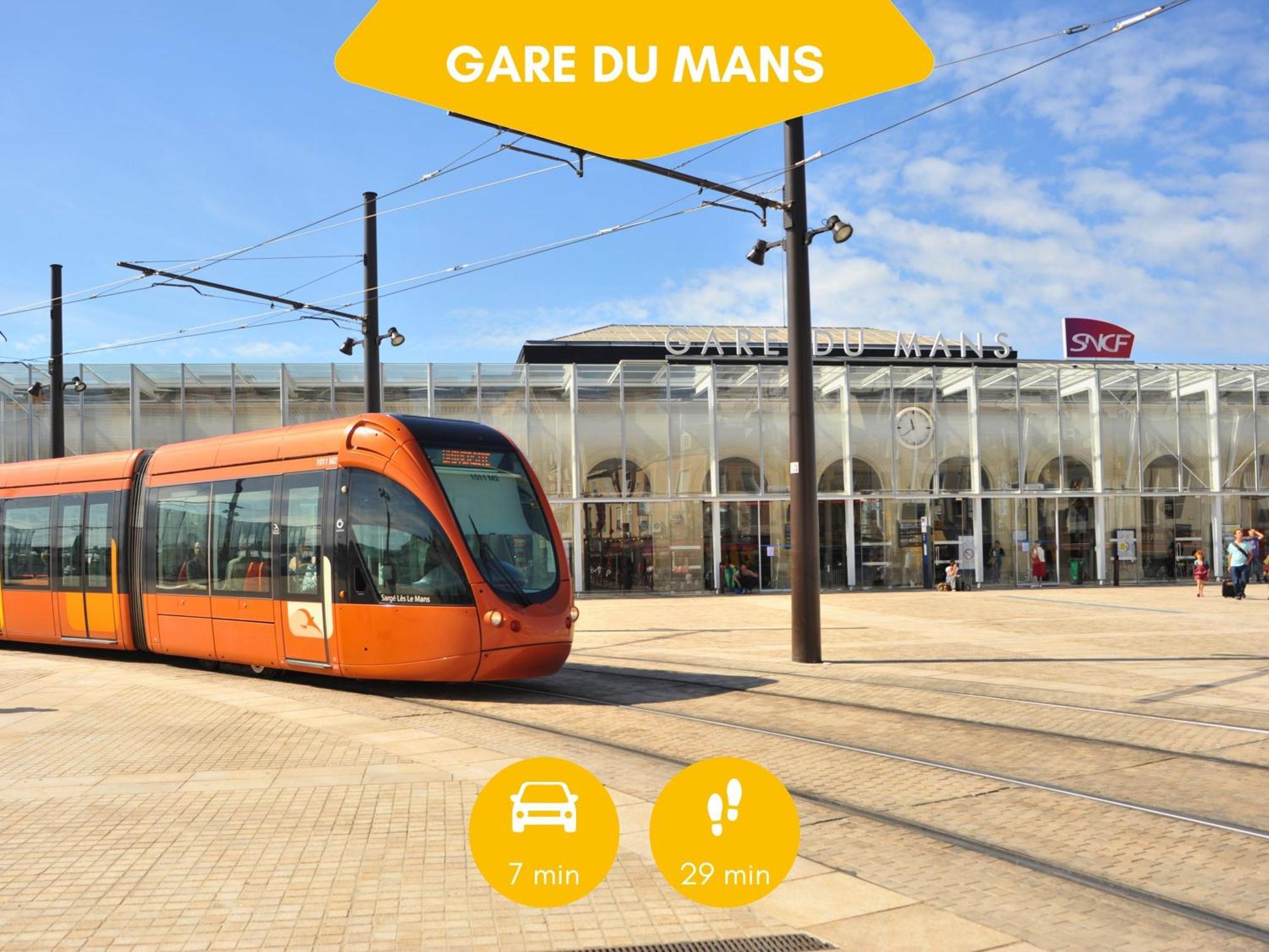 Ideal Groupe - Grands Espaces - 4 Chambres - Parking Gratuit - Proche Centre, Gare & Transports - Wifi - Offre Special De Reduction Jusqu'A -50 Le Mans Exterior photo