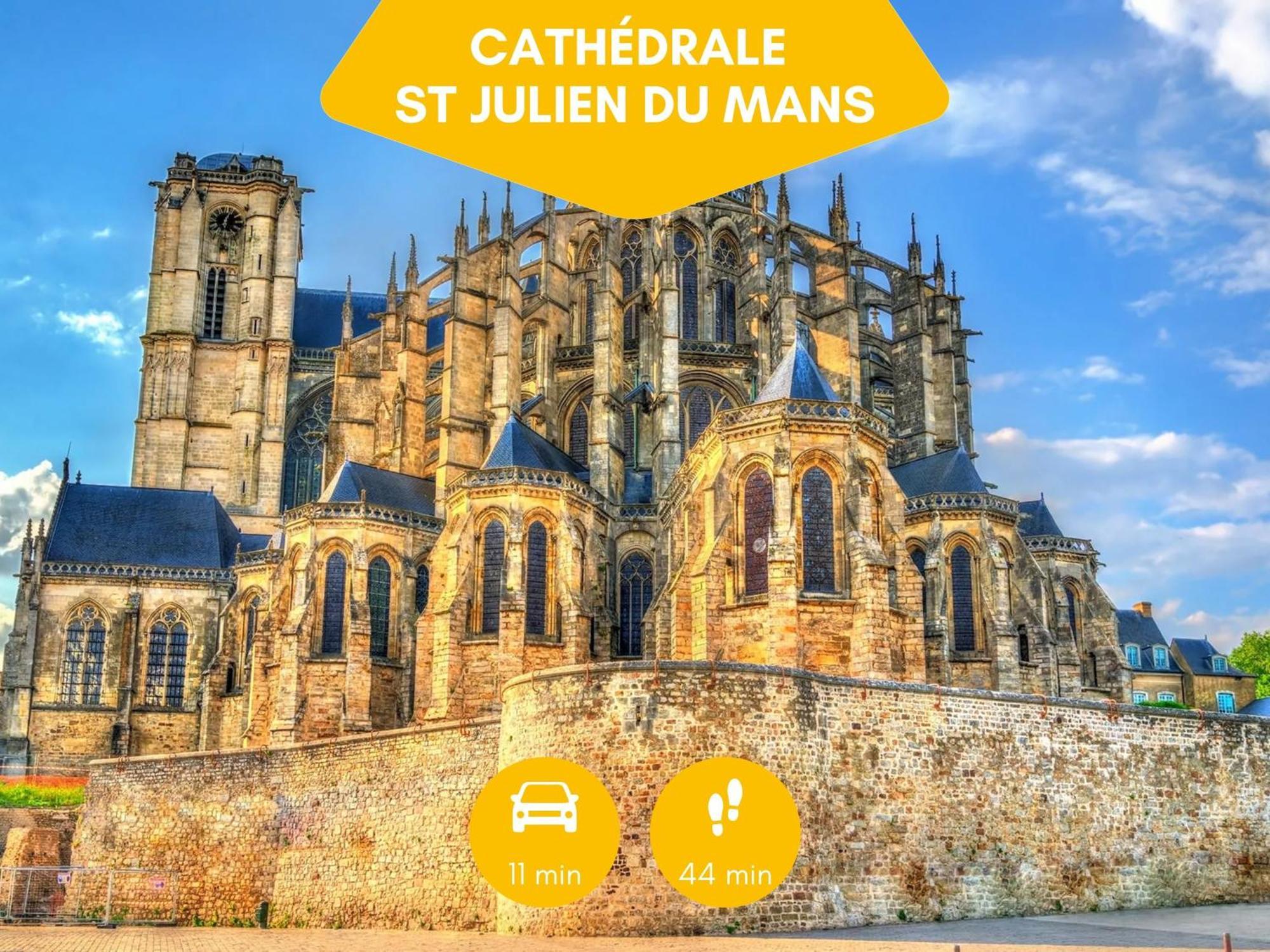 Ideal Groupe - Grands Espaces - 4 Chambres - Parking Gratuit - Proche Centre, Gare & Transports - Wifi - Offre Special De Reduction Jusqu'A -50 Le Mans Exterior photo
